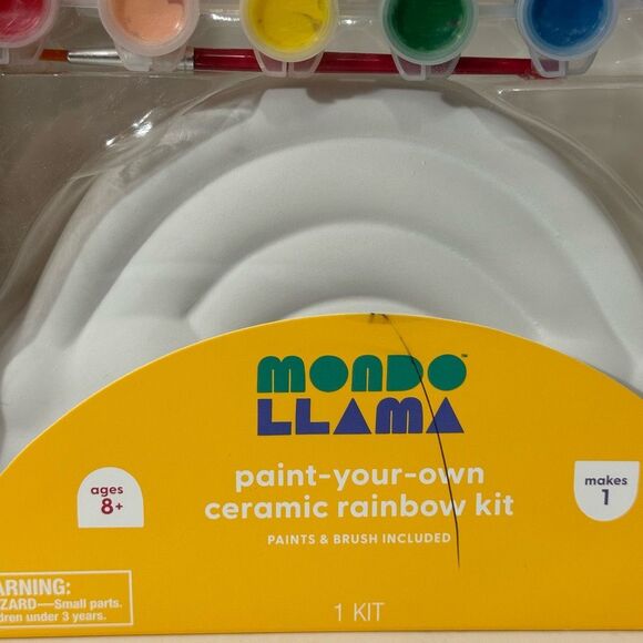 Mondo Llama Ceramic Rainbow Painting Kit - Picture 5 of 14